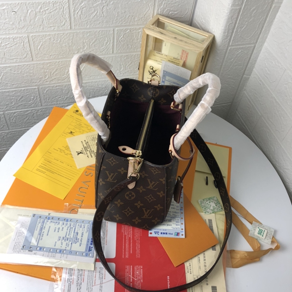 ルイヴィトンバッグ素材ディテール